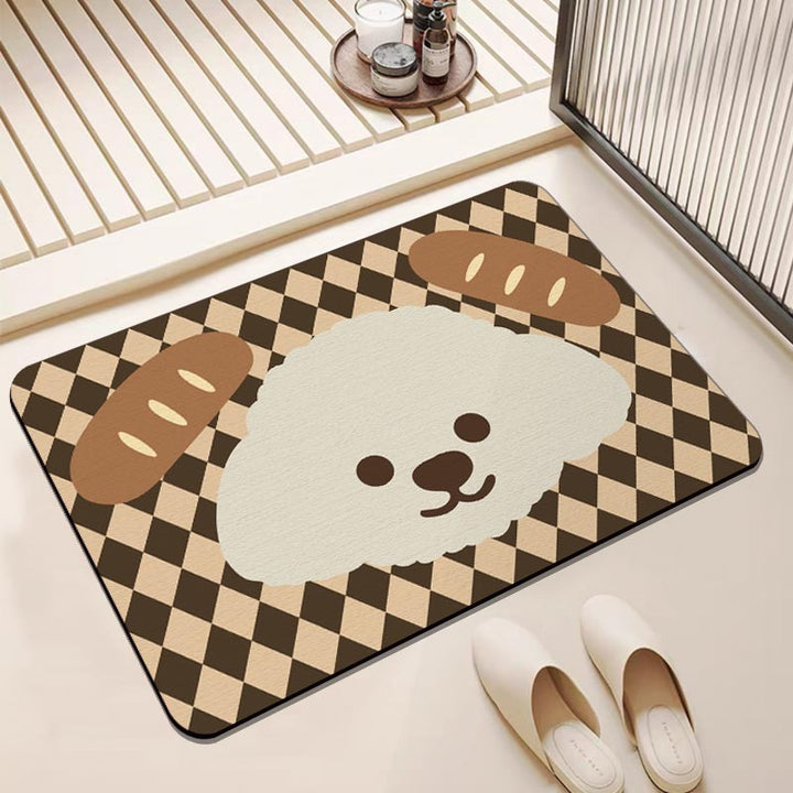 Cute Animal-Themed Floor Mat