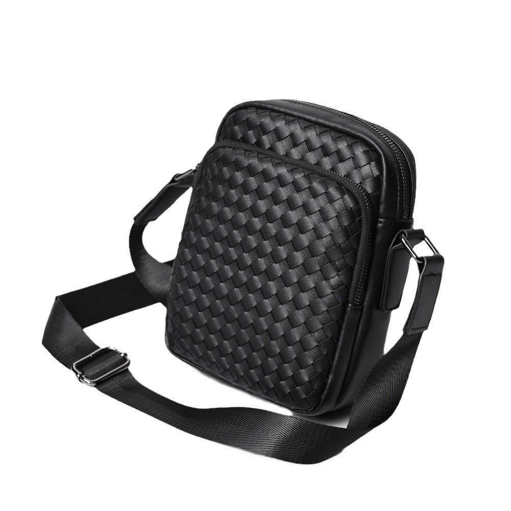 Practical Crossbody Bag with Woven Design Kalsten