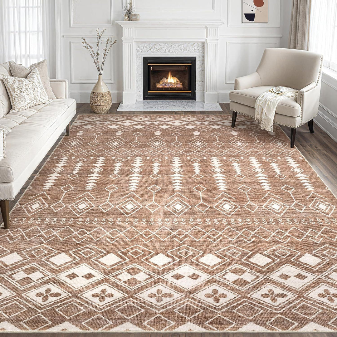 Geometric Pattern Area Rug