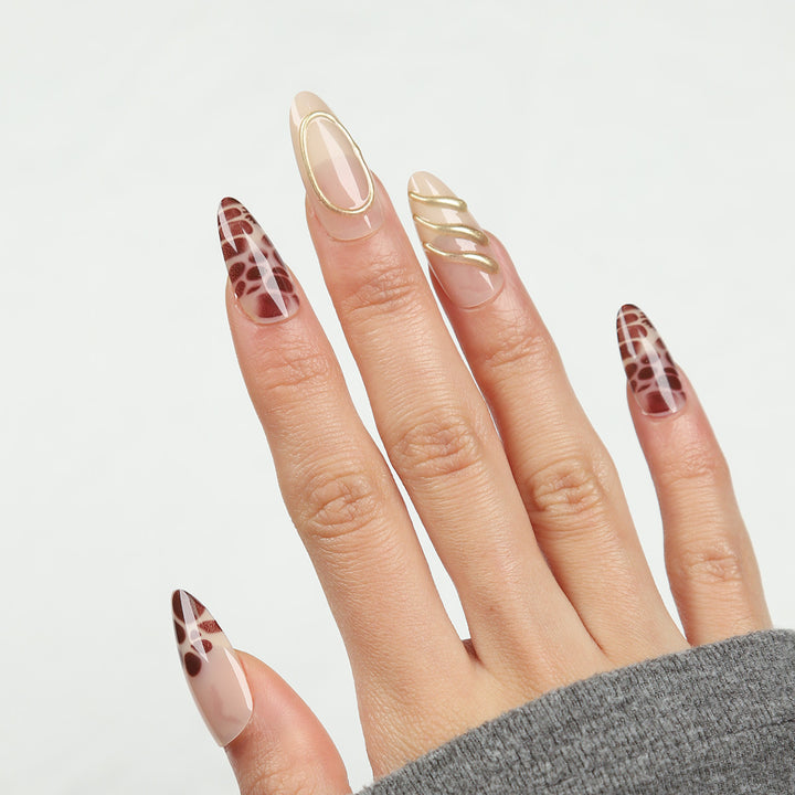 Artistic Stiletto Nail Design Kalsten