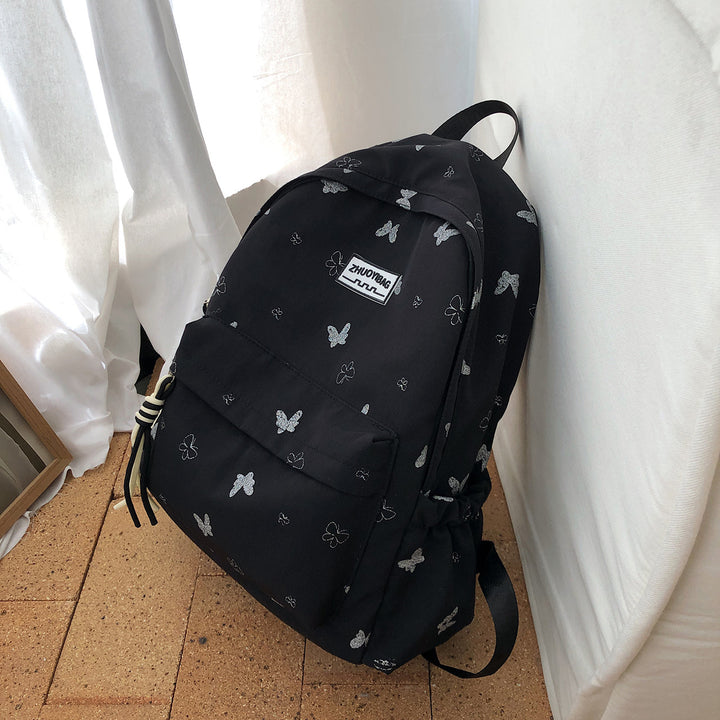 Butterfly Print Casual Backpack Kalsten
