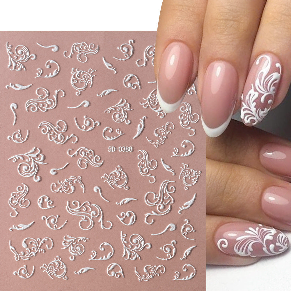 Elegant Nail Art Stamping Plate