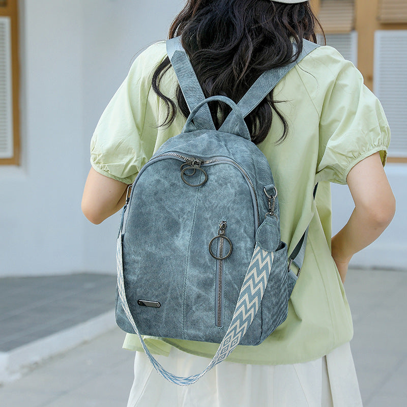 Versatile Textured Casual Backpack Kalsten