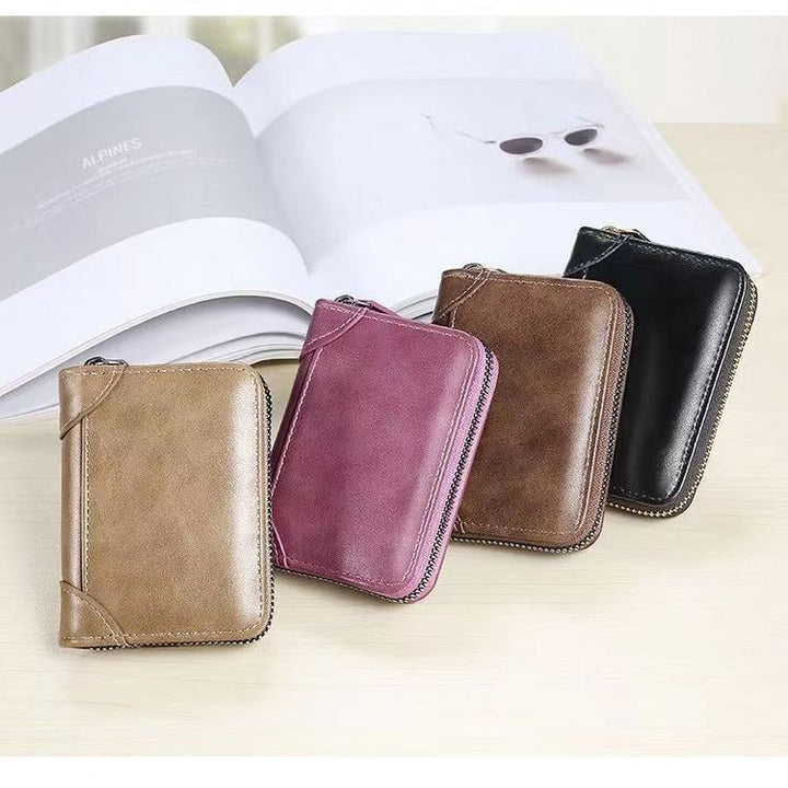 Premium Leather Zippered Wallet Kalsten