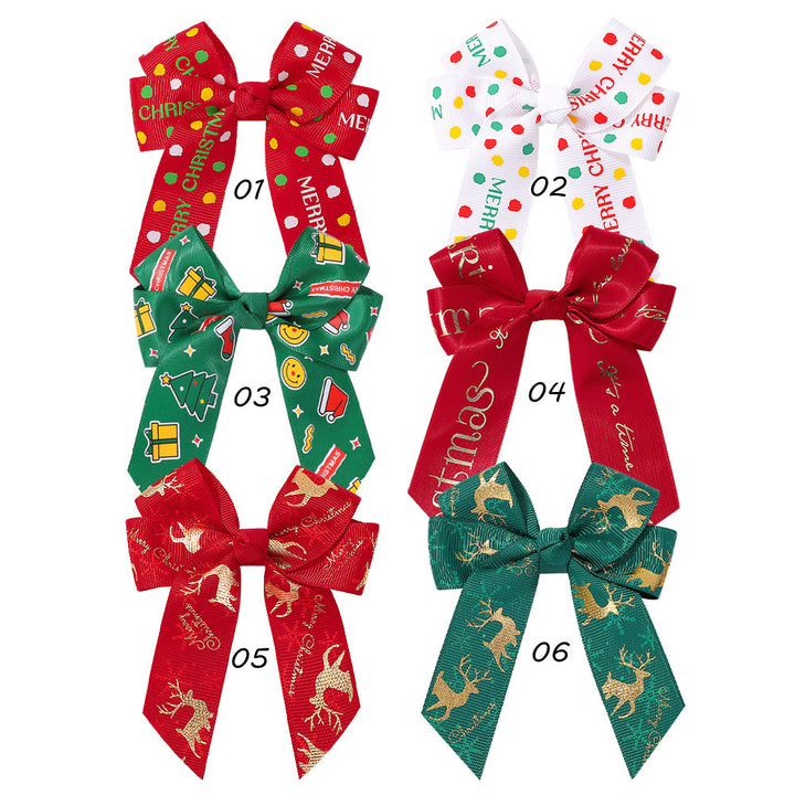 Festive Decorative Christmas Hair Bow Kalsten