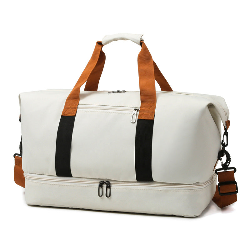 Sporty travel bag with adjustable shoulder strap and organizer compartments Kalsten