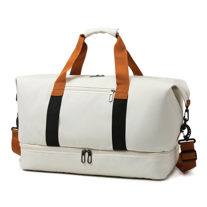 Sporty travel bag with adjustable shoulder strap and organizer compartments Kalsten