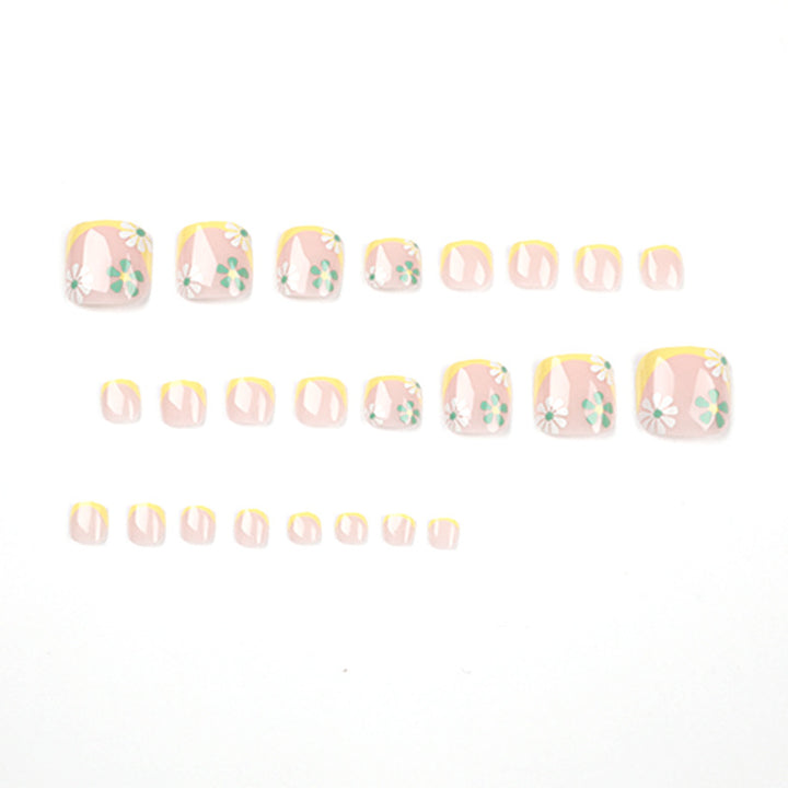 Creative toenail art with colorful flower accents Kalsten
