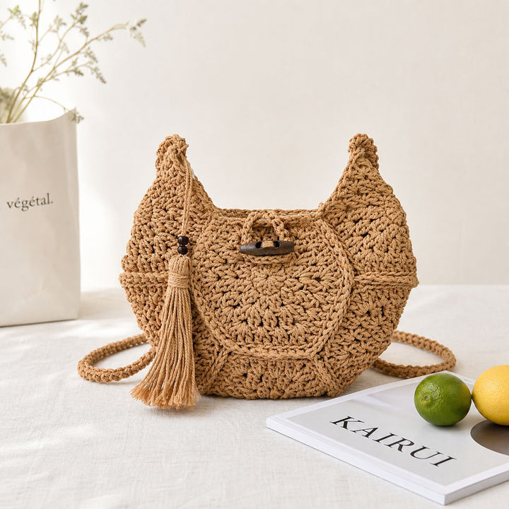 Hand-knotted shoulder bag Kalsten