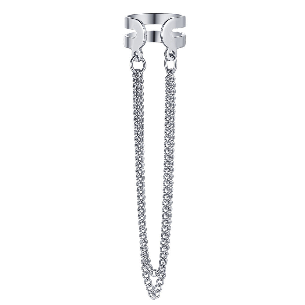 Fashionable chain ring with removable chains from Kalsten