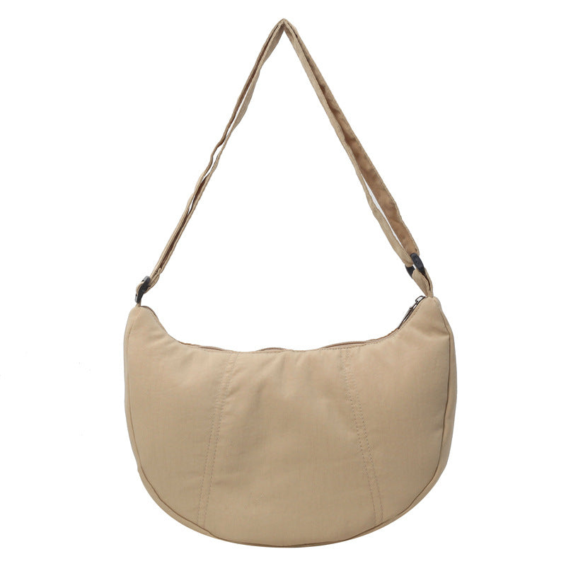 Soft Fabric Hobo Shoulder Bag