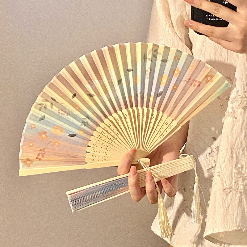 Hand fan made of high-quality natural material Kalsten