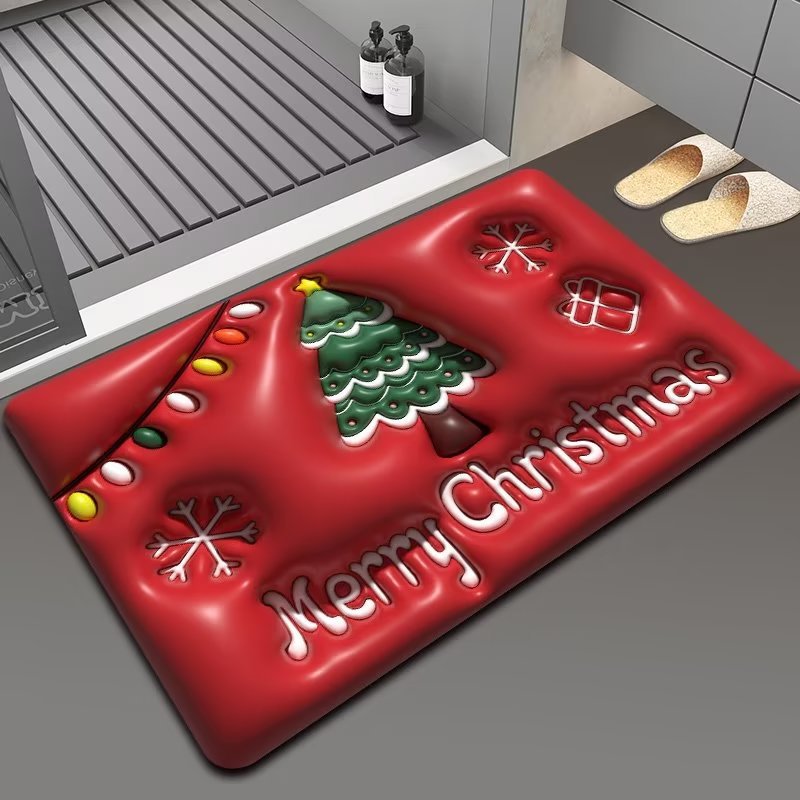 Christmas Themed Floor Mat Kalsten