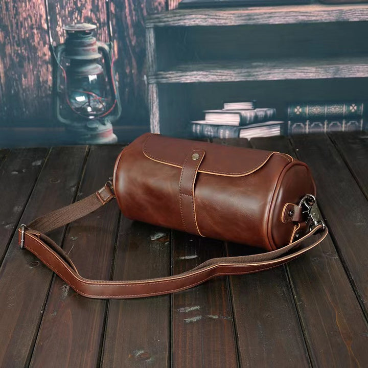 Vintage Leather Crossbody Bag
