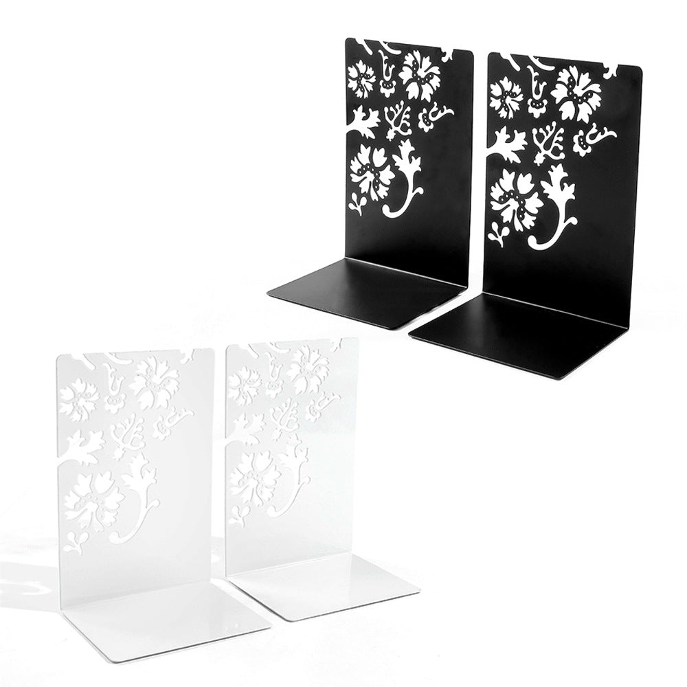 Decorative Flower-Inspired Bookends