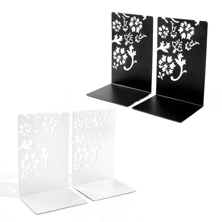 Decorative Flower-Inspired Bookends