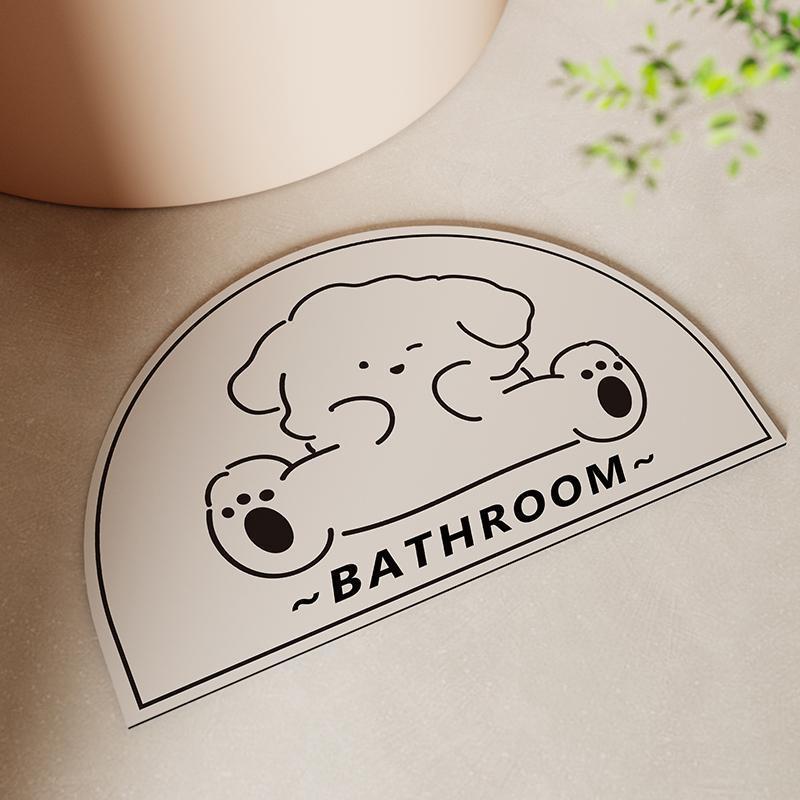 Shower Time Themed Bath Mat Kalsten
