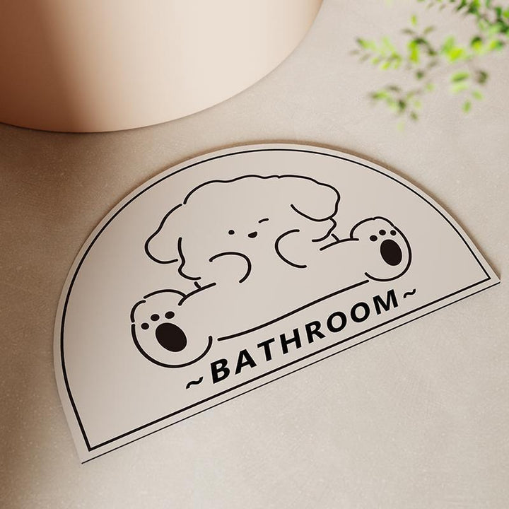 Shower Time Themed Bath Mat Kalsten