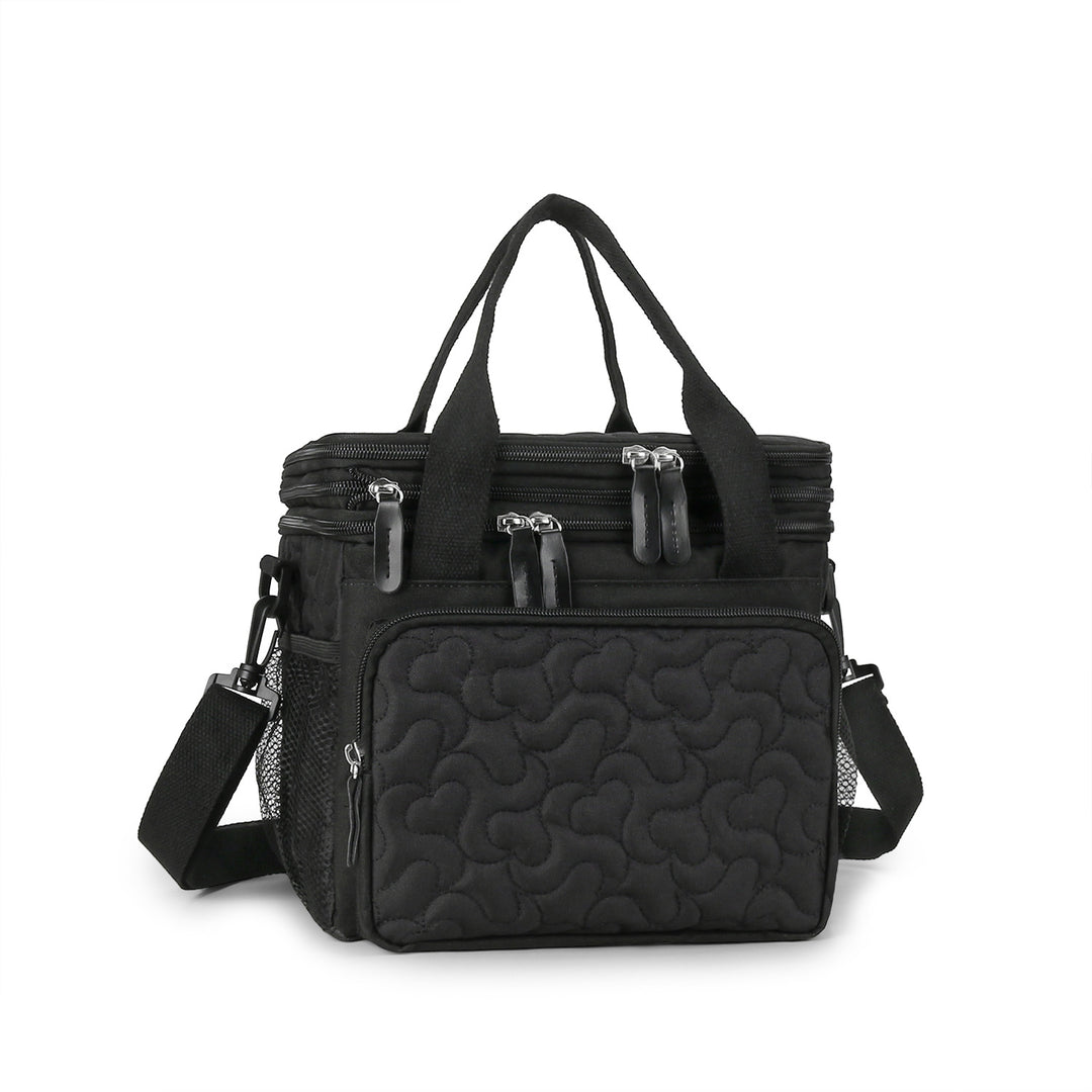 Cooler bag with insulated compartments and reinforced carrying system Kalsten