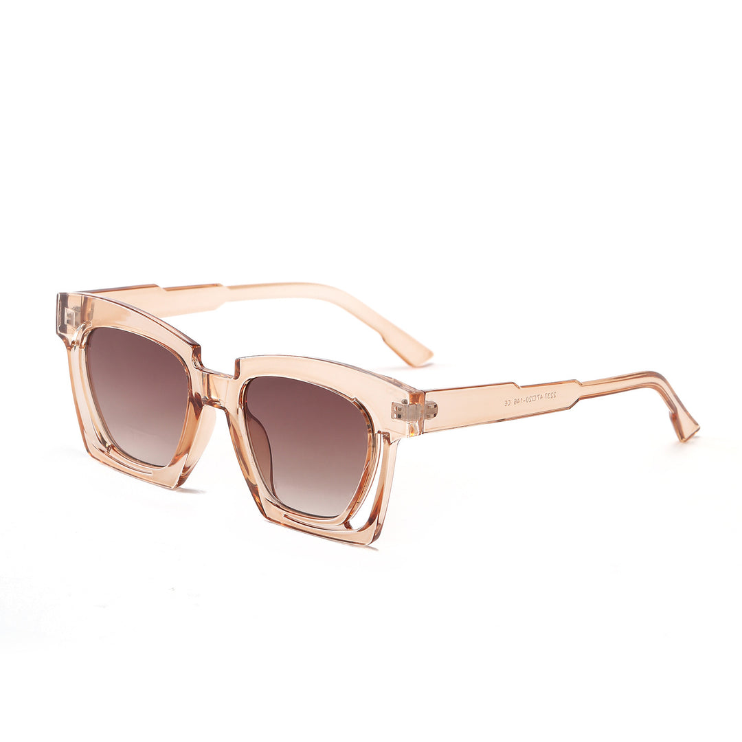 Ladies trendy geometric sunglasses with stylish square frame Kalsten