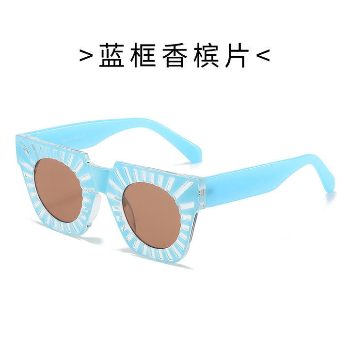 Ladies Fashion Sunglasses with Creative Geometric Frame Kalsten