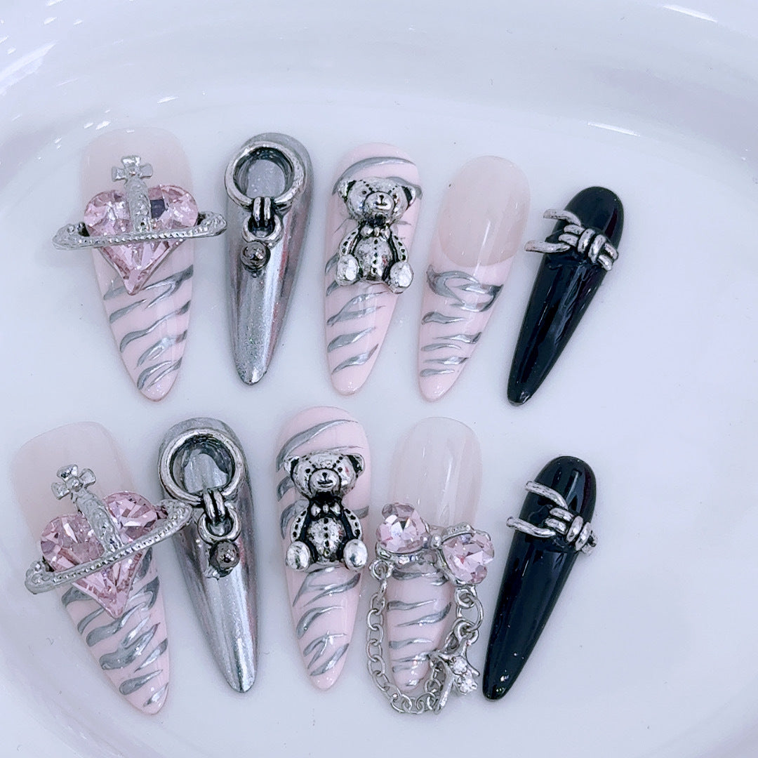 Glamorous Decorative Nail Tips