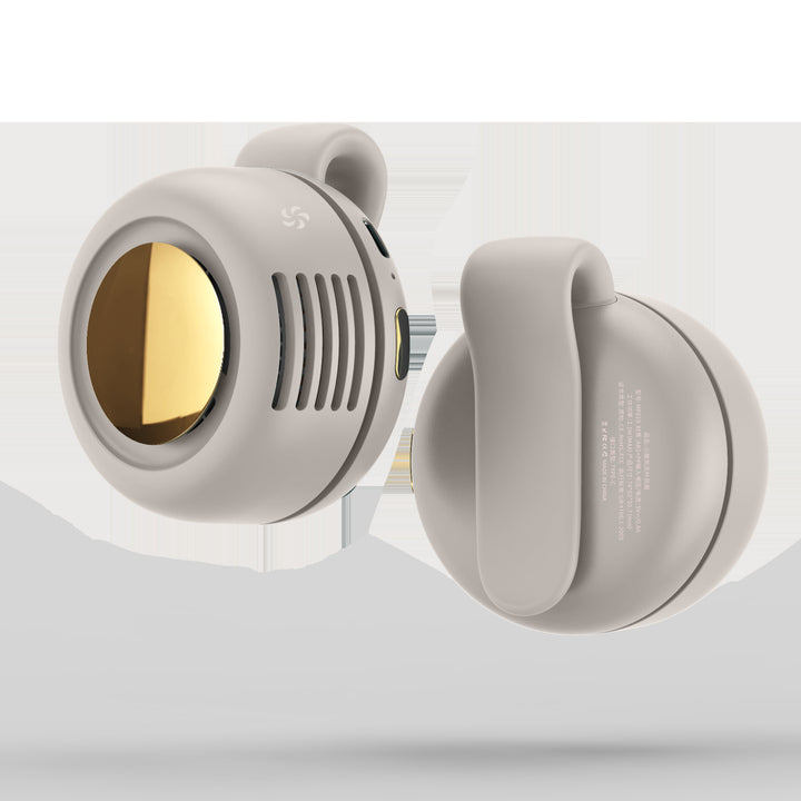 Cooling wearable clip-on personal neck cooling fan with full-rotation adjustable airflow Kalsten
