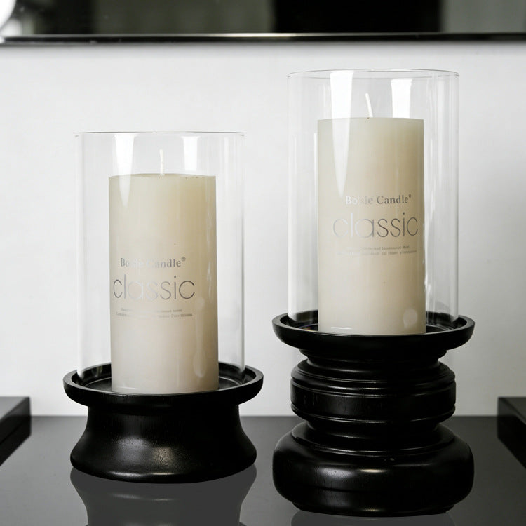 Minimalist Glass Candle Holder