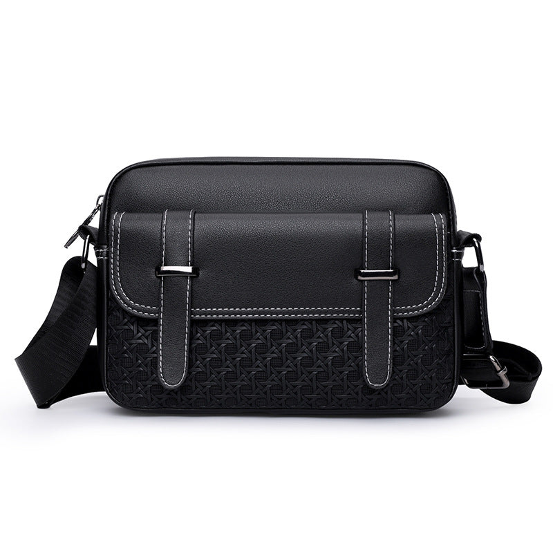 Premium Leather Crossbody Satchel
