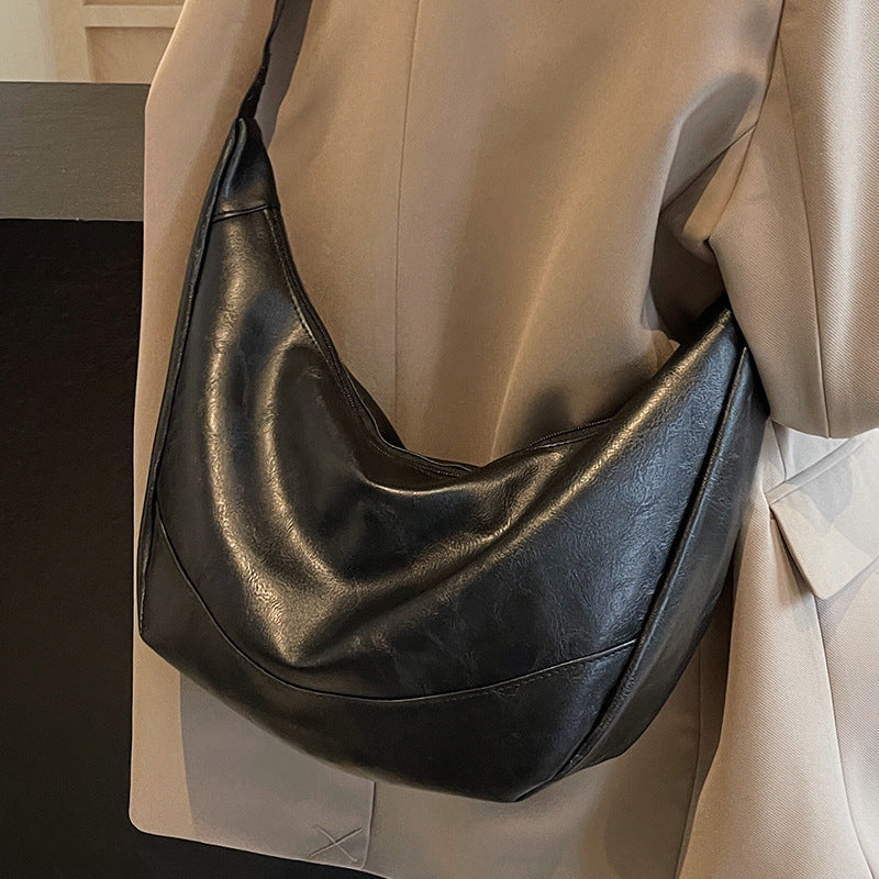 Slouchy Leather Shoulder Bag