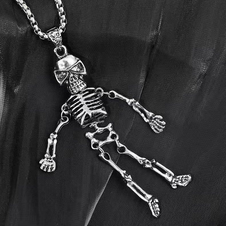 Skeleton Pendant Necklace Kalsten