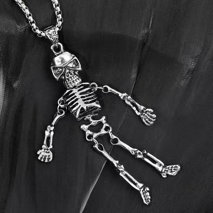 Skeleton Pendant Necklace Kalsten