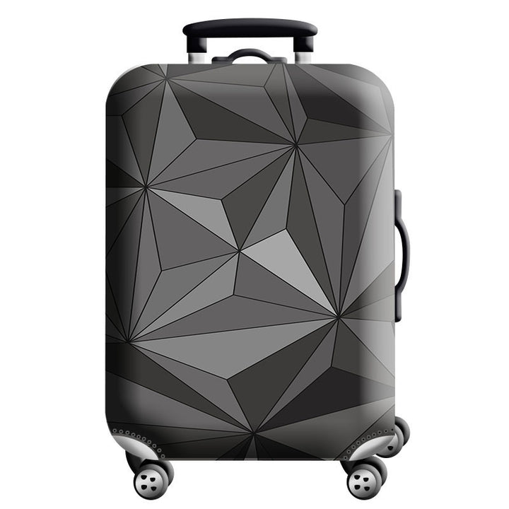 Unisex hard-shell suitcase with modern geometric design Kalsten