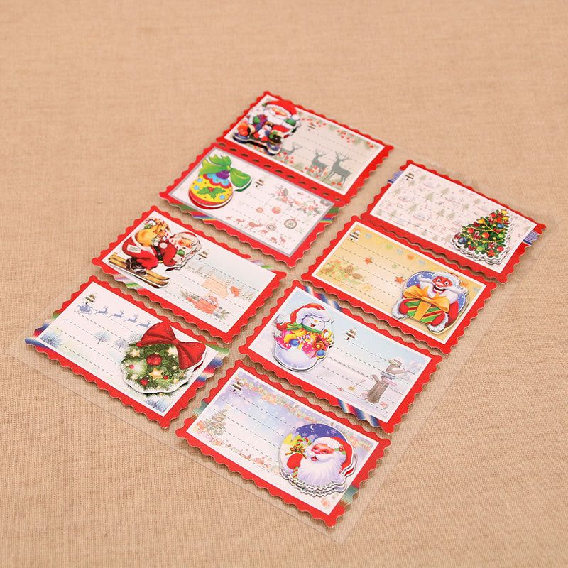 Holiday Greeting Card Stickers Kalsten