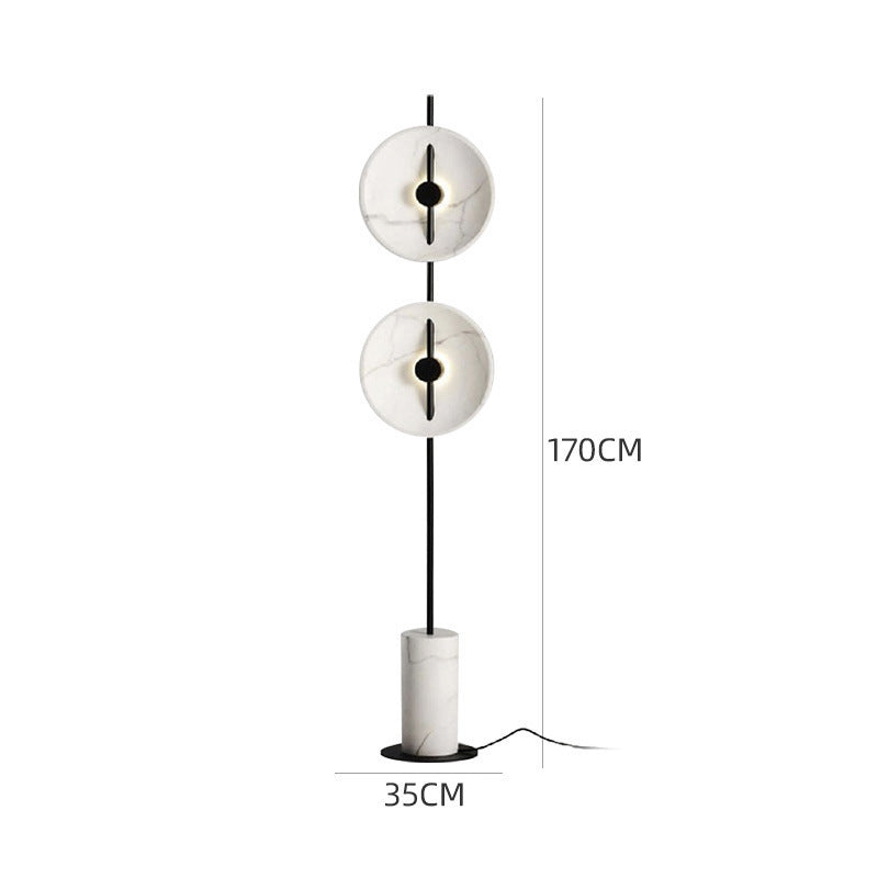 Modern Double Sphere Floor Lamp