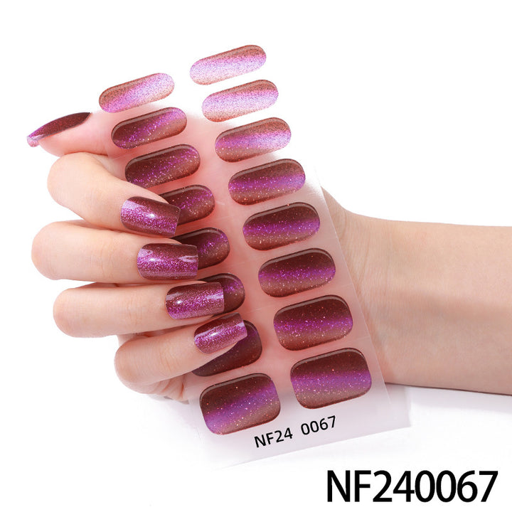 Sparkling Glossy Nail Wraps