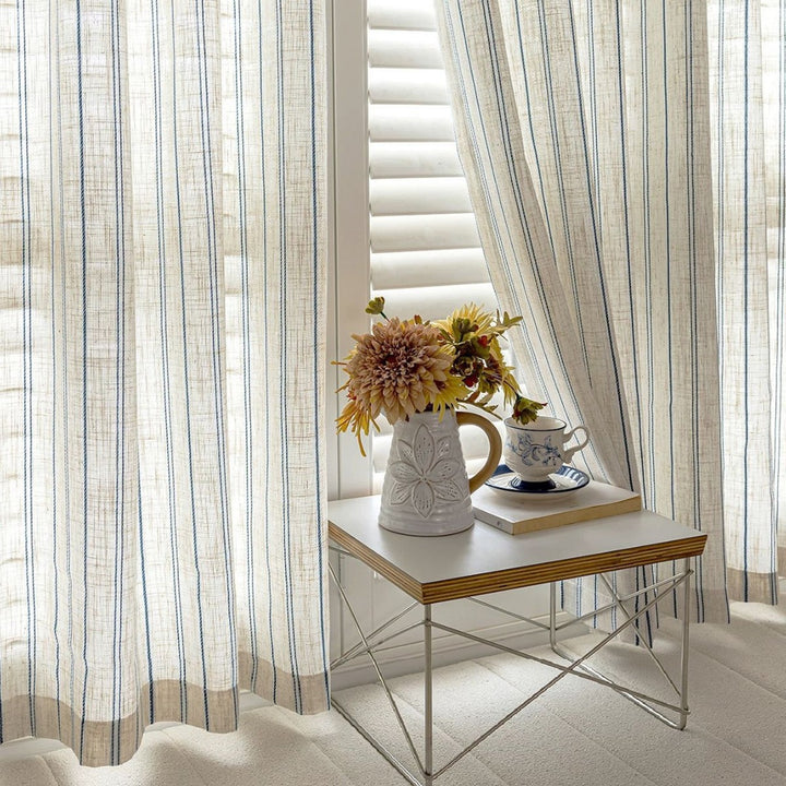 Textured Linen Curtains Kalsten