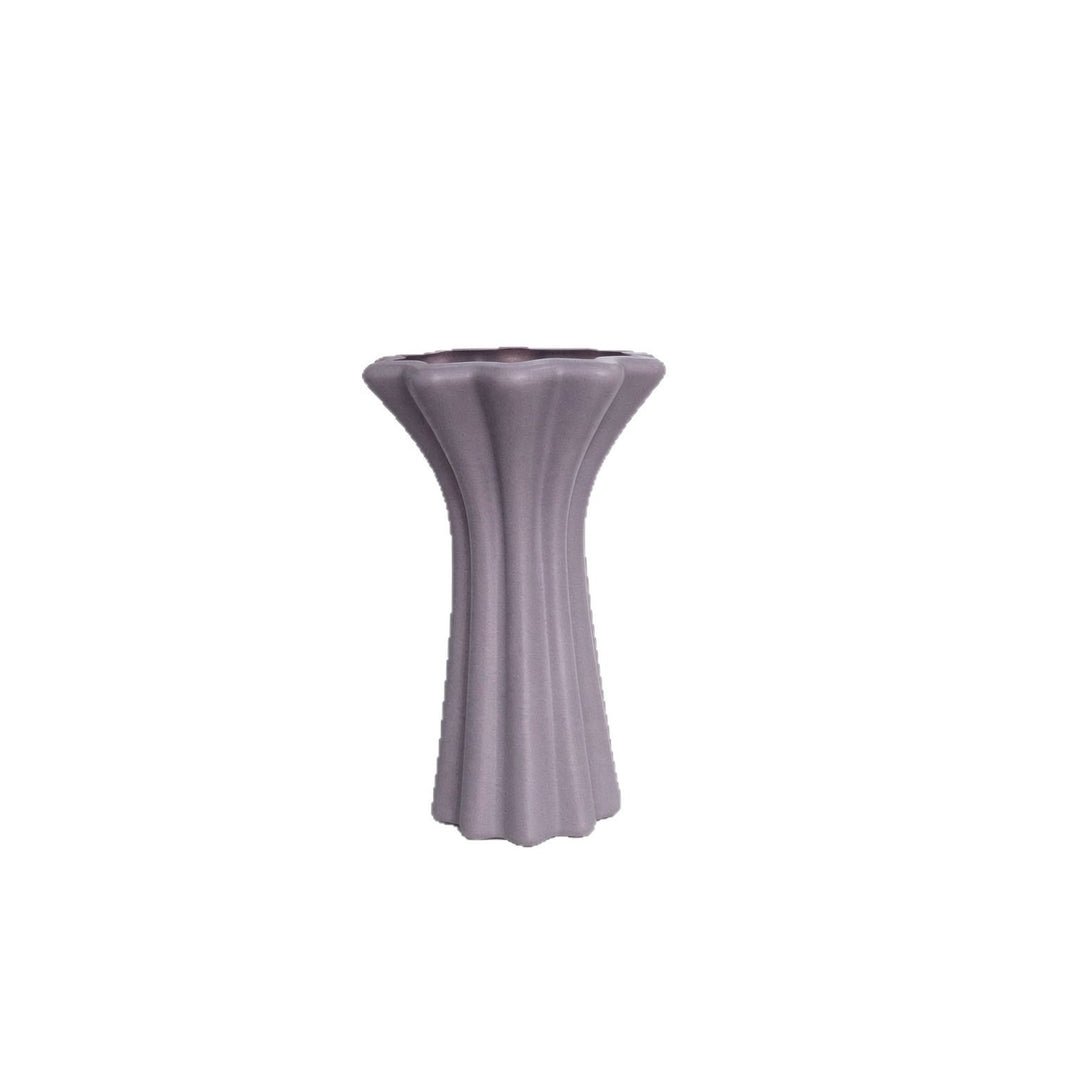 Modern Fluted Ceramic Vase Kalsten