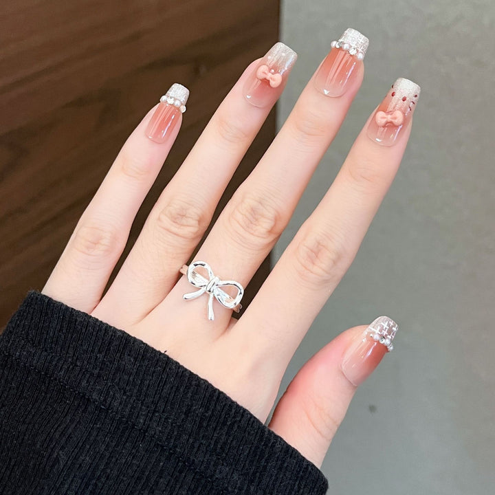 Artistic Nail Design with Decorative Elements Kalsten