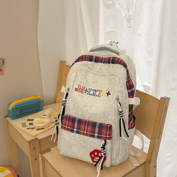 Casual Patterned School Backpack
