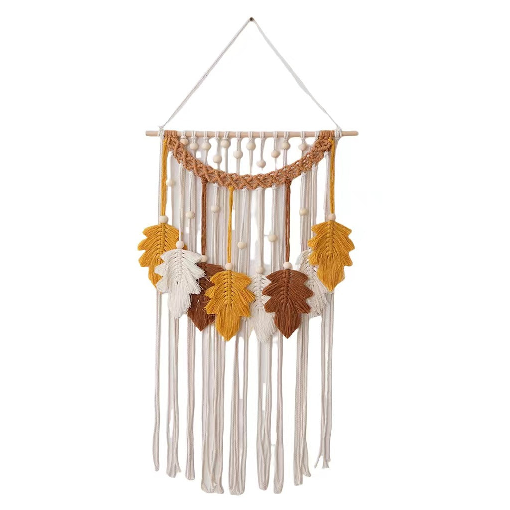 Bohemian Macramé Leaf Wall Hanging Kalsten