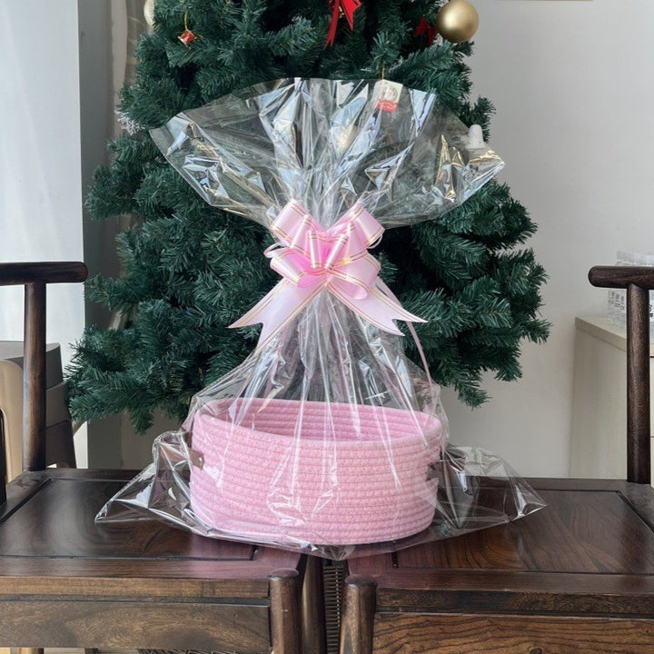 Women Gift Basket made of braided material Kalsten