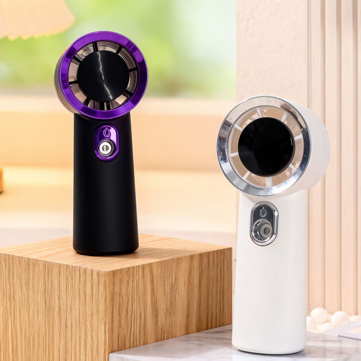 Ladies portable mini hand fan with USB charging function and ergonomic design Kalsten