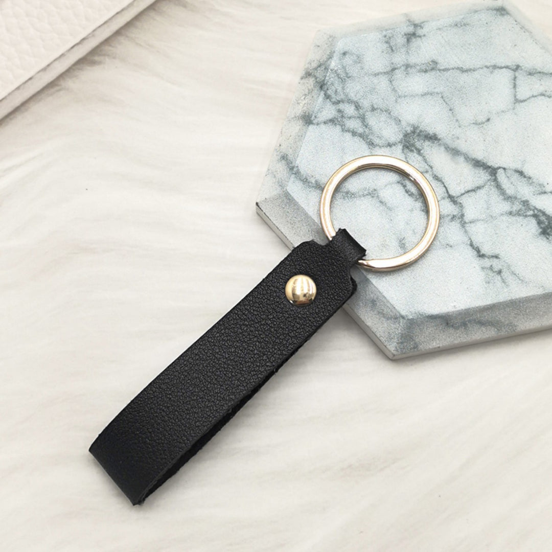 Unisex keychain with elegant artificial leather design Kalsten
