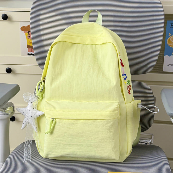 Decorative Character-Embellished Casual Backpack Kalsten
