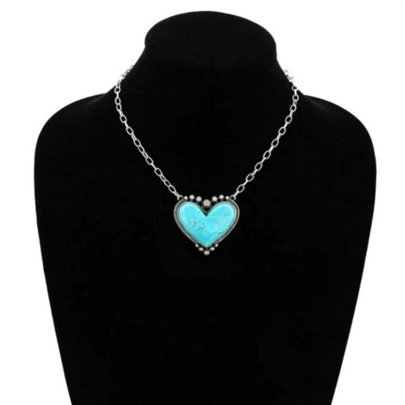 Artisan Heart-Shaped Pendant Necklace Kalsten