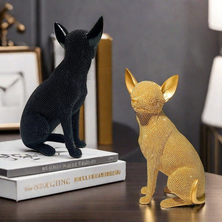 Decorative dog figure in modern design Kalsten