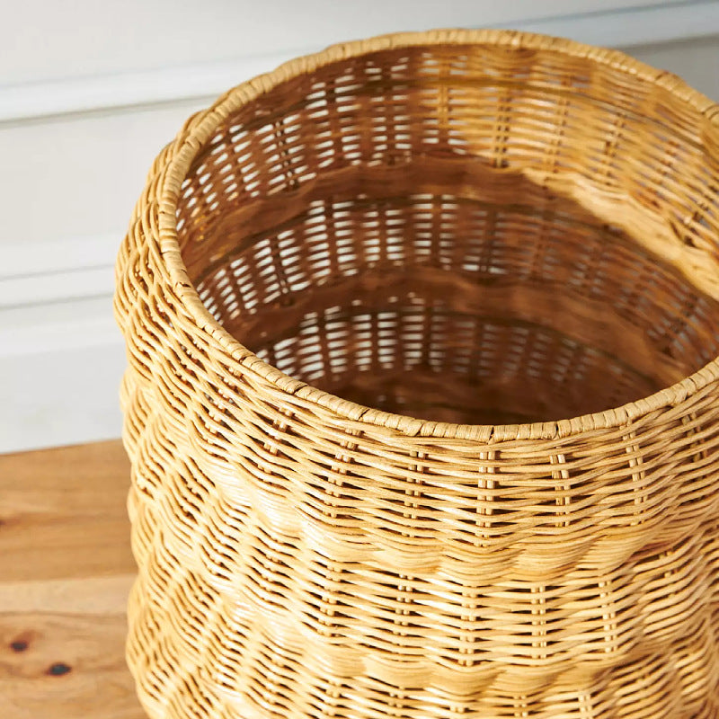 Stylish basket made of woven natural material Kalsten
