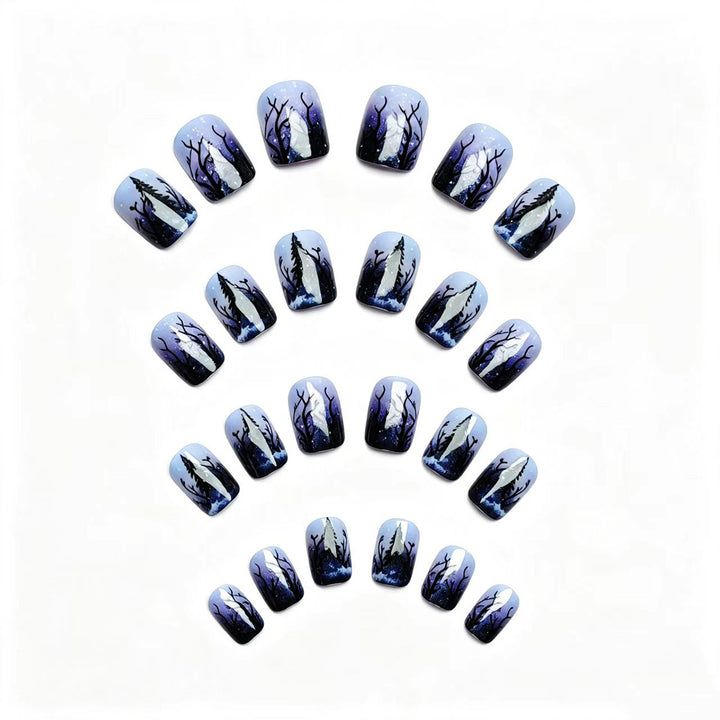Forest Landscape Nail Art Kalsten