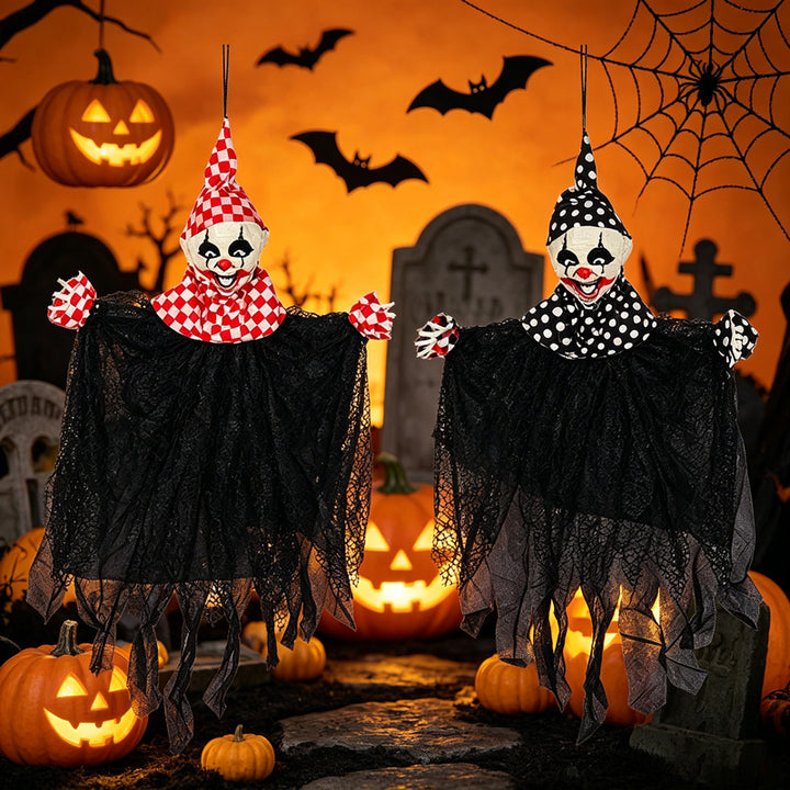 Scary Clown Hanging Decoration Kalsten